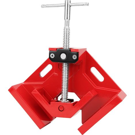 90-grad-rechtwinkel-ecke T Porter Vice Grip Grip Boodwarking Fast (rot)