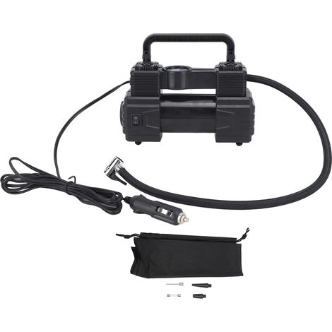 Reifenfüller, Robuste Zweizylinder-luftkompressorpumpe Mit Led-arbeitsleuchte Für Lkw, 12 V 120 Psi