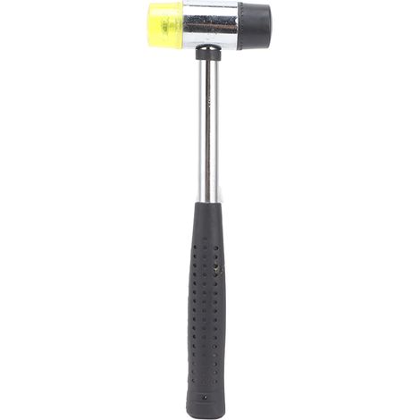 Gummihammer, Doppelhammer, Stahlrohrgriff, Handwerkzeug Für Montage Und Reparatur, Ø 35 Mm, 265 Mm