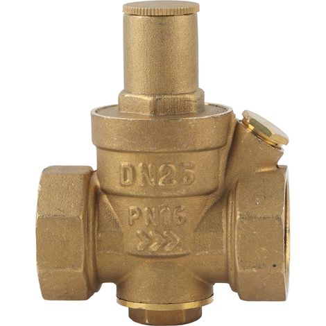 Einstellbarer Wasserdruckregler Aus Messing, Dn25 1"-ventilgewinde, 1 Stück