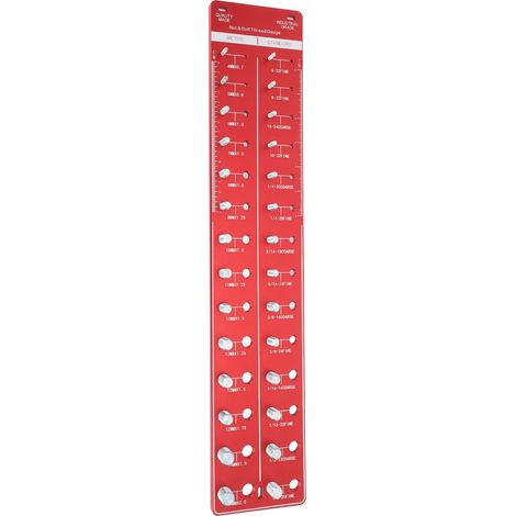 Gewindeprüfgerät Aus Kohlenstoffstahl 10b21, Hochpräzise Gewindeprüfer Zur Erkennung Von Festen Schrauben, Rot, 55 X 11 Cm