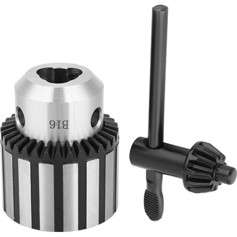 Hochleistungs-bohrfutter B16 Mit Schlüssel, 3–16 Mm Spannbereich, Inklusive Schlüssel Für Drehbank