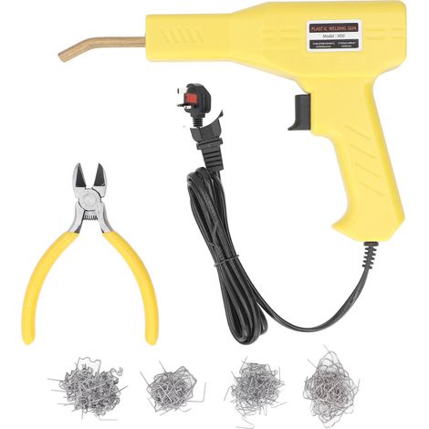 50-w-heißschweißgerät, Werkstattausrüstung, Reparaturset Für Autostoßstangen, Schweißreparaturmaschine, Gelber Uk-stecker (220 V)