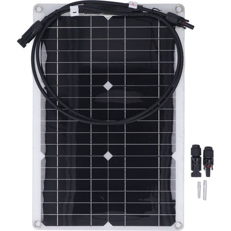 Flexibles 20w 18v Monokristallines Solarpanel-ladegerät Für 12v Netzunabhängige Batterie-sicherheitskameras