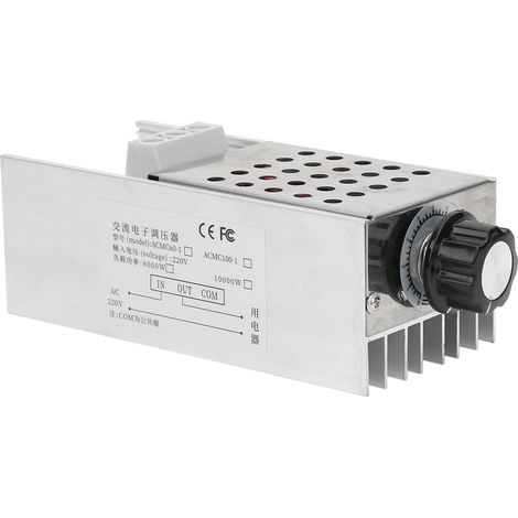Hochleistungs-scr-spannungsregler (10000 W), Drehzahlregler, Dimmer, Thermostat, 220 V Wechselstrom