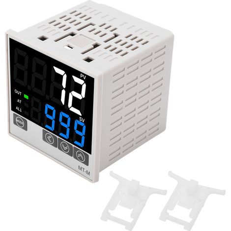 Pid-temperaturregler-set, Intelligentes Digitaldisplay, Automatisches Steuergerät, Ac 100–240 V, 72 X 72 Mm