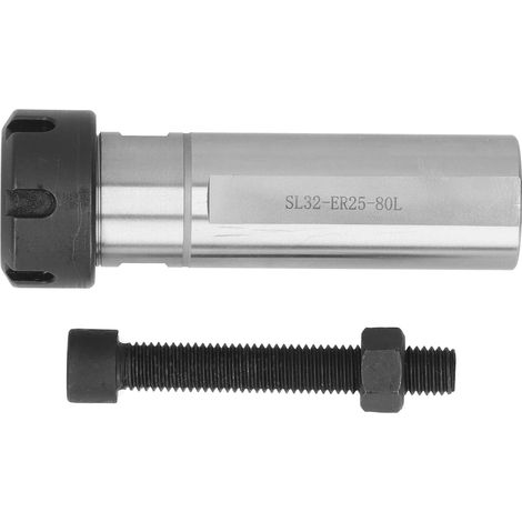 Spannzangenfutter, Gerade Schaftverlängerung, Gewindeschneidwerkzeug Für Cnc-drehmaschine Sl32-er25-80l