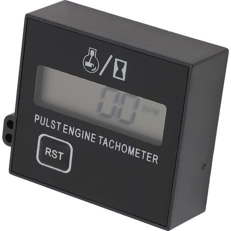 Digitaler, Wiederaufladbarer, Selbstrückstellender Induktiver Drehzahlmesser Für 2- Oder 4-takt-motoren, 100 U/min Bis 30.000 U/min