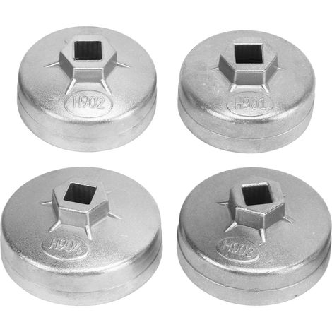 Ölfilterschlüssel Aus Aluminiumlegierung, Effizientes Werkzeug Zum Entfernen Des Ölfilterdeckels Für Bluebird, 4-teilig