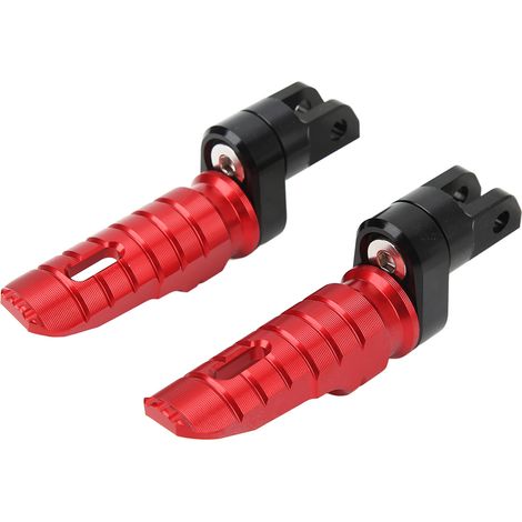 Motorrad-fußrasten Aus T6063-aluminiumlegierung, Ersatz-pedalstütze Für Benelli Tornado Bn302s Tnt Rot