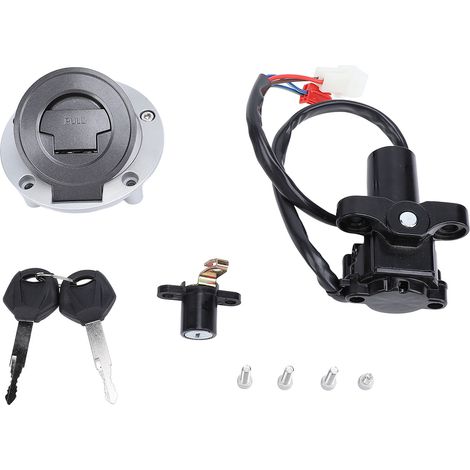 Zündschloss, Tankdeckel, Sitzbankschloss, Helm, Robuster Schlüsselsatz. Einfache Montage Für Mt03, Yzf, Xj6, Fj09, Fz09, Fz07, Fj13, Fz8, Fz6, Fz6r, Fz1, Fz10.