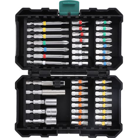 Schlagschrauber-bit-set, Magnetischer Hochleistungsschraubendreher Aus Legiertem Stahl Mit Aufbewahrungskoffer