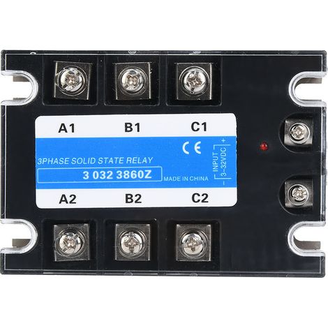 Dreiphasen-halbleiterrelais 3-32vdc Dc/ac-eingang Elektrische Geräte Für Cnc-maschinen (berm-3 032 3860z (60a))