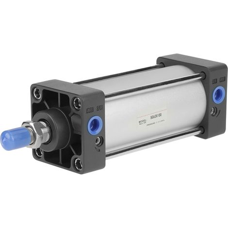 Einschraubbare Kolbenstange, 63 Mm Bohrung, 100 Mm Hub, Doppeltwirkender Pneumatischer Luftzylinder