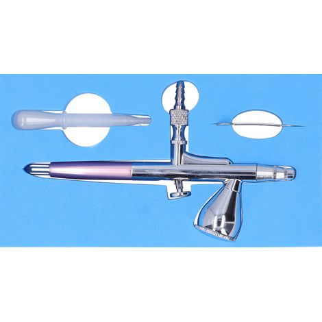 G1/8 Airbrush-spritzpistolen-set, Farbspritzpistolen-set Für Rosa Musterdruck, Heimdekoration