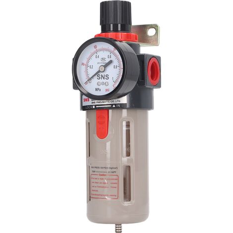 Wiederverwendbarer G1/2 1,0 Mpa Pneumatischer Luftfilter Mit Maximaler Druckeinstellung Und Öl-wasser-abscheider-manometer-set