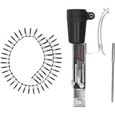 Kettennagelpistolenadapter Aus Aluminiumlegierung, Korrosionsbeständig, Tiefeneinstellung, Für Bohrmaschinen, Automatische Schraube