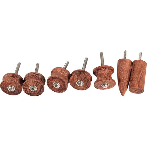 Polierstab, Konisches Lederpolierset, 3 Mm Spitze Zum Polieren Und Schleifen