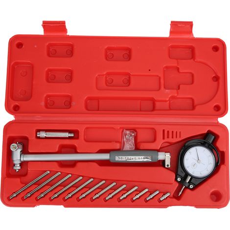 Nummerierte Bohrungslehre Mit 12 Teilen. Hochpräzise Messköpfe, 0,01 Mm, 50-160 Mm.