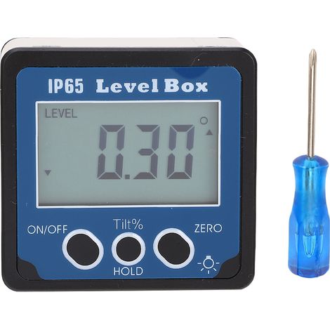 Digitaler Neigungsmesser, Neigungswinkelanzeige Mit Prozentangabe, Starker Magnetfuß, Wasserdicht Nach Ip65