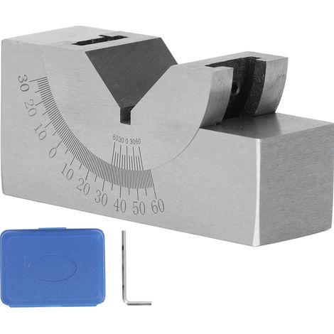 Verstellbarer Mikrowinkelmesser Aus Legiertem Stahl, Hochpräziser V-block Für Fräsmaschine