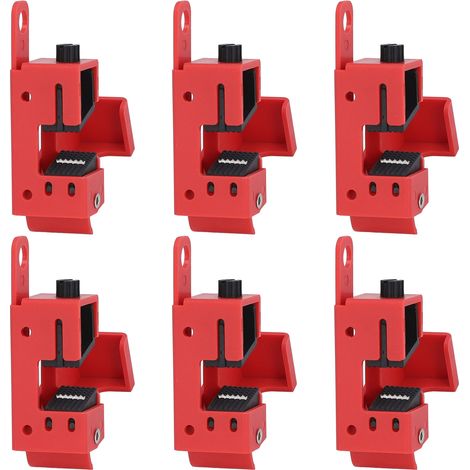 6-teiliges Sicherungsautomaten-set Mit Standard-griffverriegelung Für Die Wartung Durch Elektriker