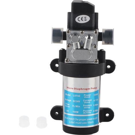Mikro-selbstansaugende Elektrische Membranpumpe, Boost Water Dc24v 100w, 7l/min, 60 Meter Förderhöhe
