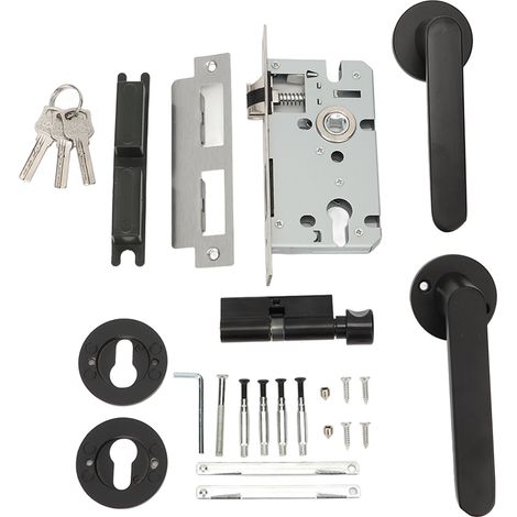 Einsteckschloss-set, Oxidationsbeständig, Passgenau, Universell Aus Edelstahl Für Den Innenbereich, Typ 2