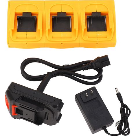Akku-konverter, 6 Schnittstellen, Adapter Für Elektrowerkzeuge (21v Li-ion) Wie Kettensäge, Autowaschanlage, Ventilator, Rasenmäher, Elektrische Schere, Us-stecker
