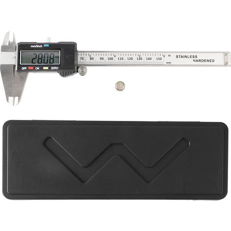 Digitaler Elektronischer Messschieber Aus Edelstahl, Messbereich 0 Bis 150 Mm