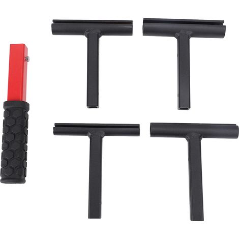 4-in-1 Scharnierspalt-einstellschlüssel-set, 14–25 Mm Türjustierwerkzeug Aus Hochkohlenstoffhaltigem Stahl