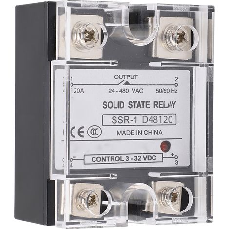 Ac-halbleiterrelaismodul Für Dc-steuerung, Maximale Lastspannung 480 V Bis Ssr 120 A 24–480 V Ac