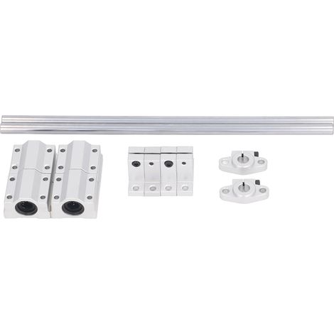 Linearkugellager, 4 Stück, Mit 2 Metallwellenstangen, Gleitblock-montagesatz Für Cnc-werkzeugmaschinen, Set Von 10 Bis 200