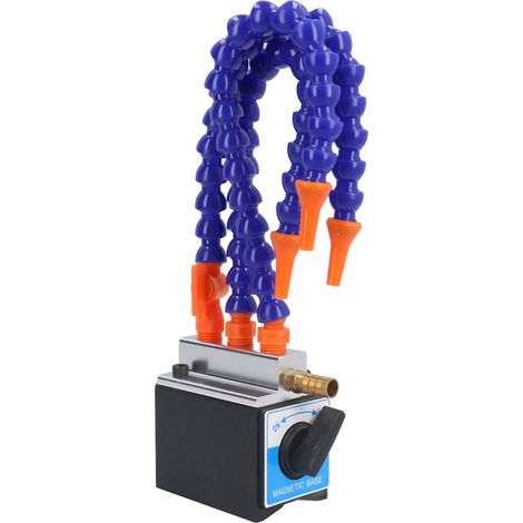 Kühlmittel-sprühsystem, Graviermaschine, Kühlsprüher, Magnetfuß, G1/4-einlass, G1/2-auslass, 3 Bohrungen