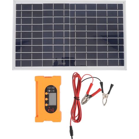 Kleines, Tragbares 10-w-solarpanel Mit Laderegler, Hocheffizientes Schnellladekit Für Camping Und Reisen
