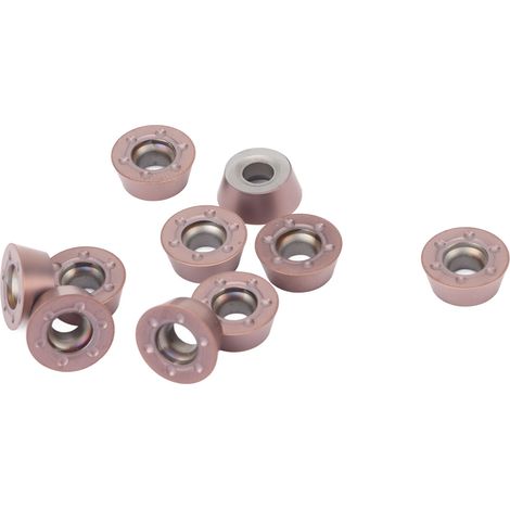 10-teilige Beschichtete Hartmetall-runddreheinsätze, Cnc-fräswerkzeuge