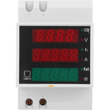Multifunktions-stromzähler D52-2047, Digitalanzeige, Stromstärke, Spannung, Leistungsfaktor, Wechselstrom 200–450 V