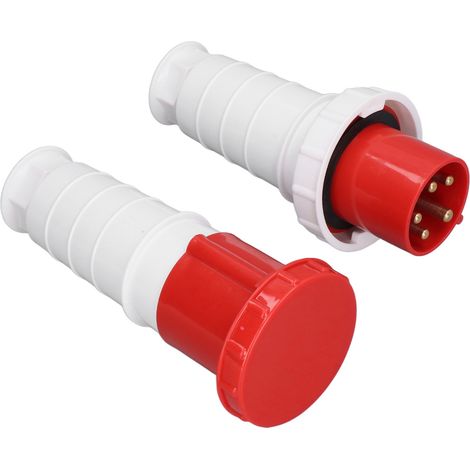 Wasserdichte Elektrische Steckdose, 3-phasig, 5-adrig, Industrie- Und Luftfahrtstecker, 380 V, 415 V, 3p + N + E