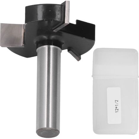 Cnc-holzfräser Mit 3 Schneiden In T-form, 12 Mm Schaft, 49 Mm Schnittdurchmesser