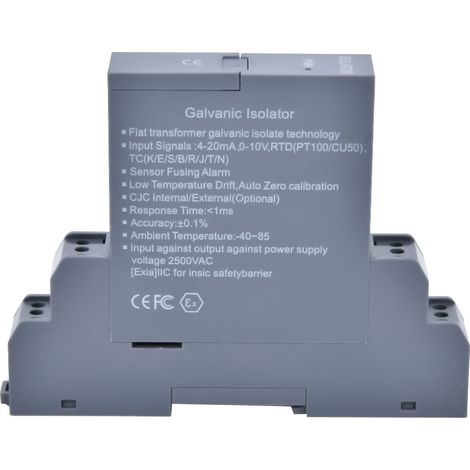 Glc Spannungs- Und Stromsignaltransmitter-isolator, Steckbarer Stromverteiler, 1 Eingang Dc 0-10 V