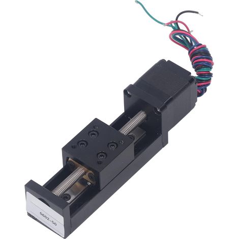 Mini-linearführungsschiene Mit Gleitaktuator, 28-mm-schrittmotor (50 Mm Hub), Diy-cnc-frästeile, Xyz-schritt Mit T-gewindespindel