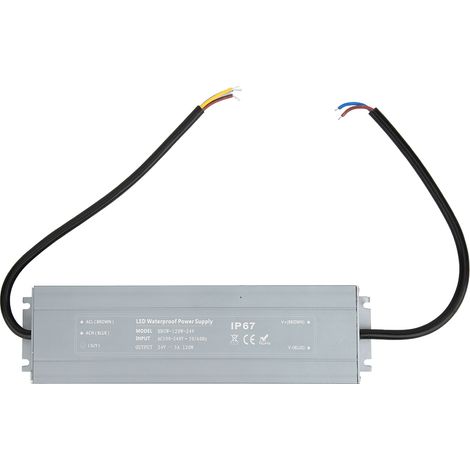 Hruw-120w-24v Ip67 Wasserdichter Led-treiber-transformator-adapter 100-240vac