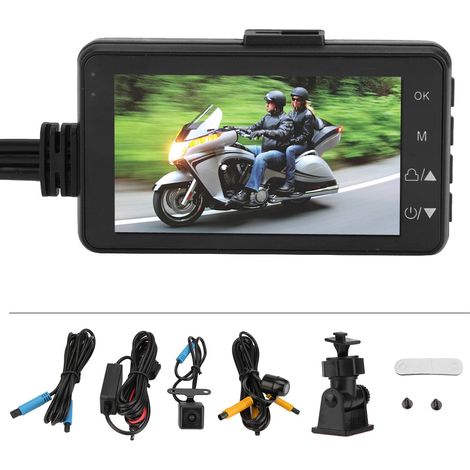 Motorrad-dashcam Mit 1080p-videoaufzeichnung, Hd-kamera Und 120°-weitwinkelobjektiv