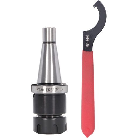 Spannzangenfutterhalterung, Cnc-fräsmaschine, Industriezubehör, M12 Nt30 Er25-befestigungsmaterial