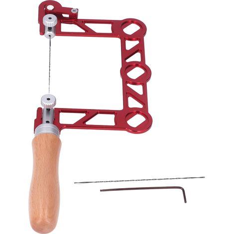 Mini-handsäge Für Holz- Und Metallbearbeitung, U-förmiger Holzgriff, 7,6 Cm (3 Zoll)