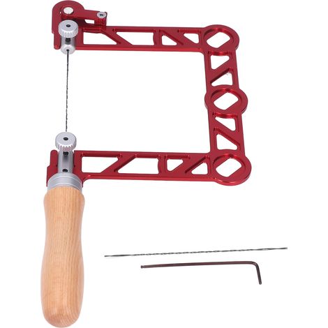 Mini-handsäge Für Holz- Und Metallbearbeitung, U-förmiger Holzgriff, 10 Cm (4 Zoll)