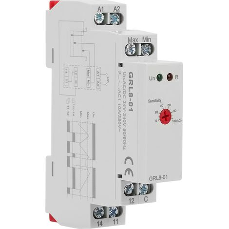Ac/dc 24v-240v Relais Grl8-01, Wasserstandsregelungsrelais Mit Wassersensor, 10a Für Schwimmbad-brunnen Und -tanks