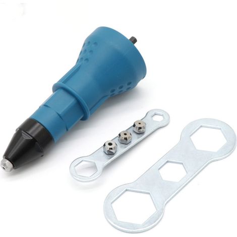 Adapter Für Elektrische Nietpistole, Nietadapter, Elektrowerkzeug Für Den Betrieb, Hellblau