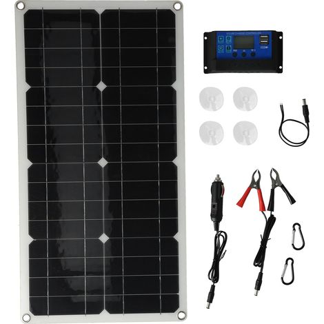 100-w-solarpanel Mit 10-a-laderegler, Photovoltaikmodul Für Autos Und Boote