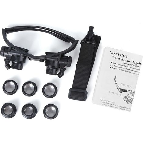 Reparaturwerkzeug Für Vergrößerungsgläser, Brillenmodell Mit Led-beleuchtung Für 10/15/20/25-fache Vergrößerung